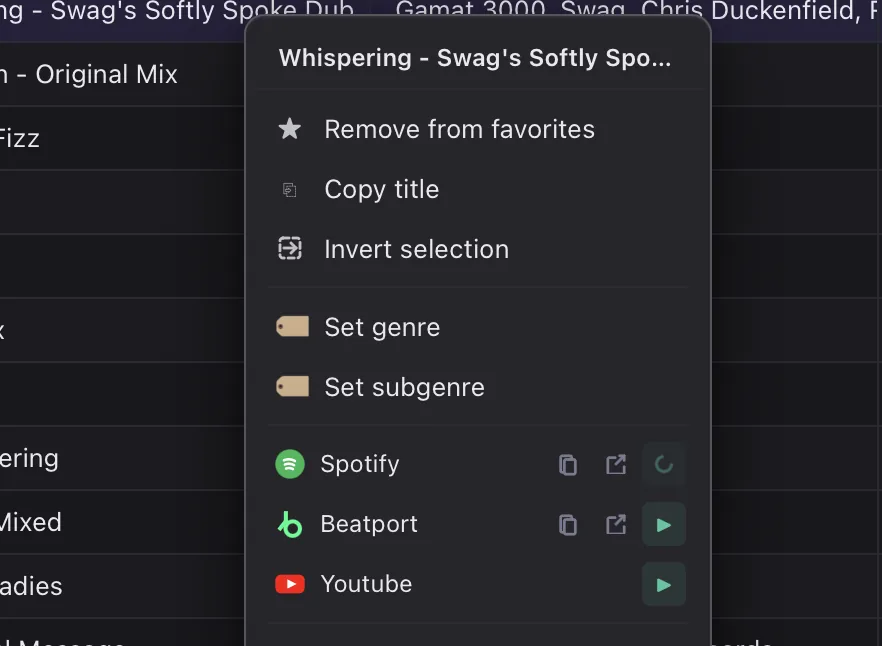 Enrichment badge and variants panel