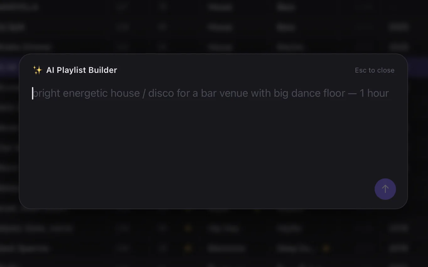 AI Playlist Builder